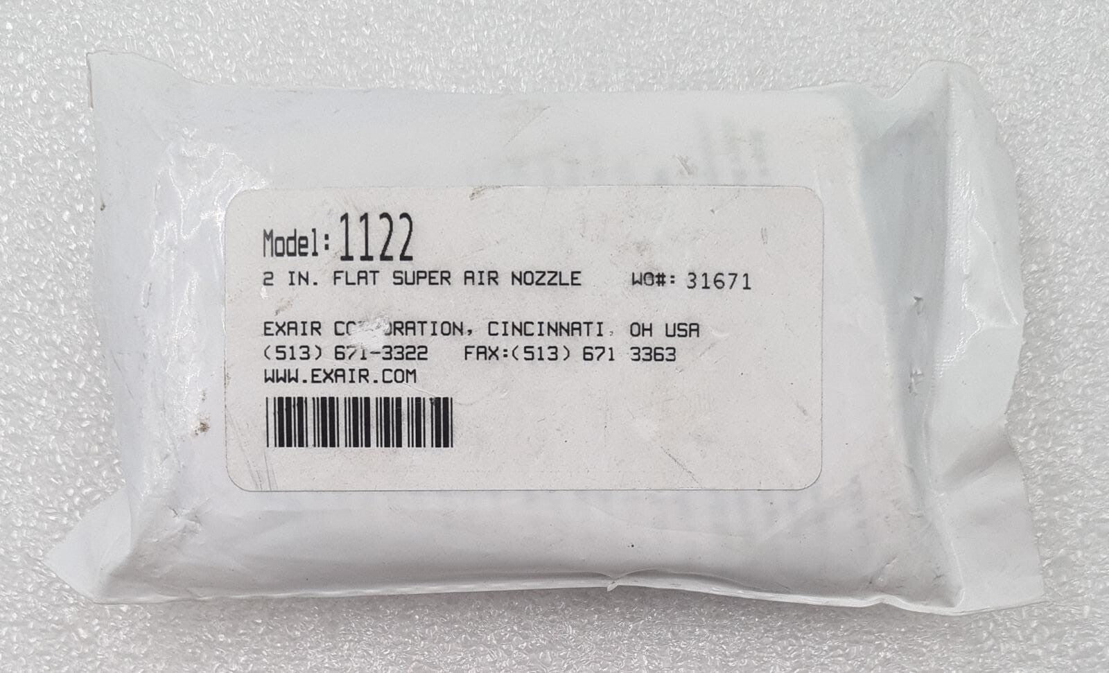 Exair 1122 2" 2 IN. FLAT SUPER AIR NOZZLE 31671