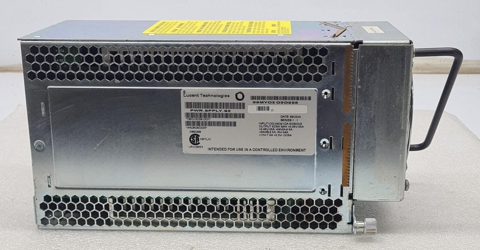 Lucent Technologies 060-0038-001 PWR.SPPLY.S2 POWER SUPPLY 623W for SGI OCTANE