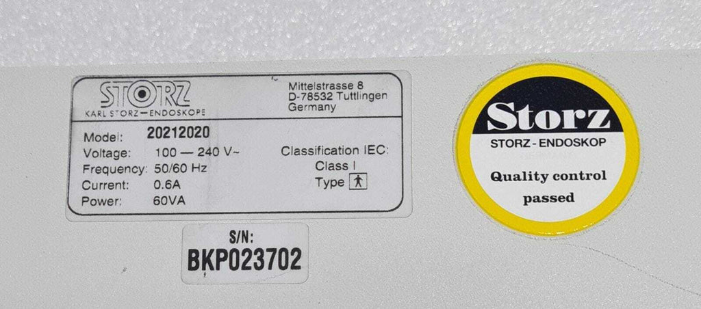 KARL STORZ ENDOSKOPE Telecam SL Pal 20212020 Camera Unit / Processor - FOR PARTS