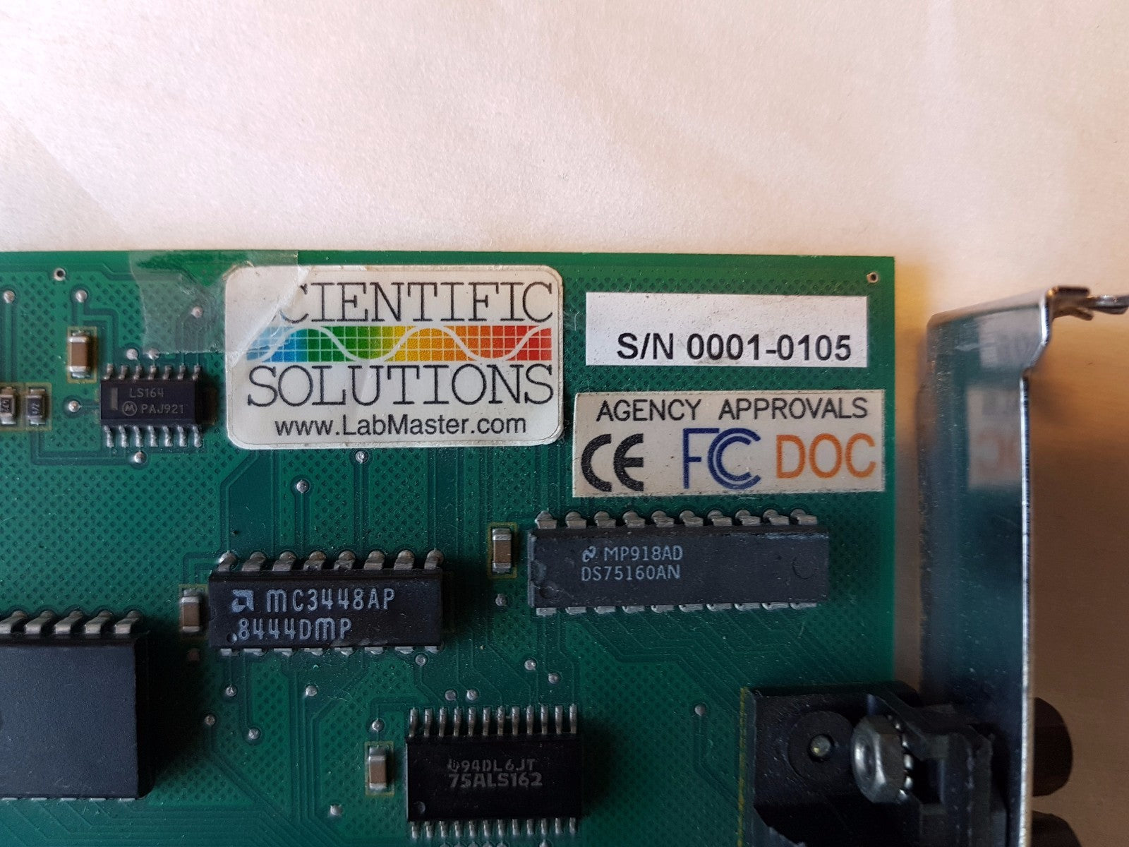 Lab Master Scientific Solutions IEEE 488 CL 0551004 Rev D 0001 0105