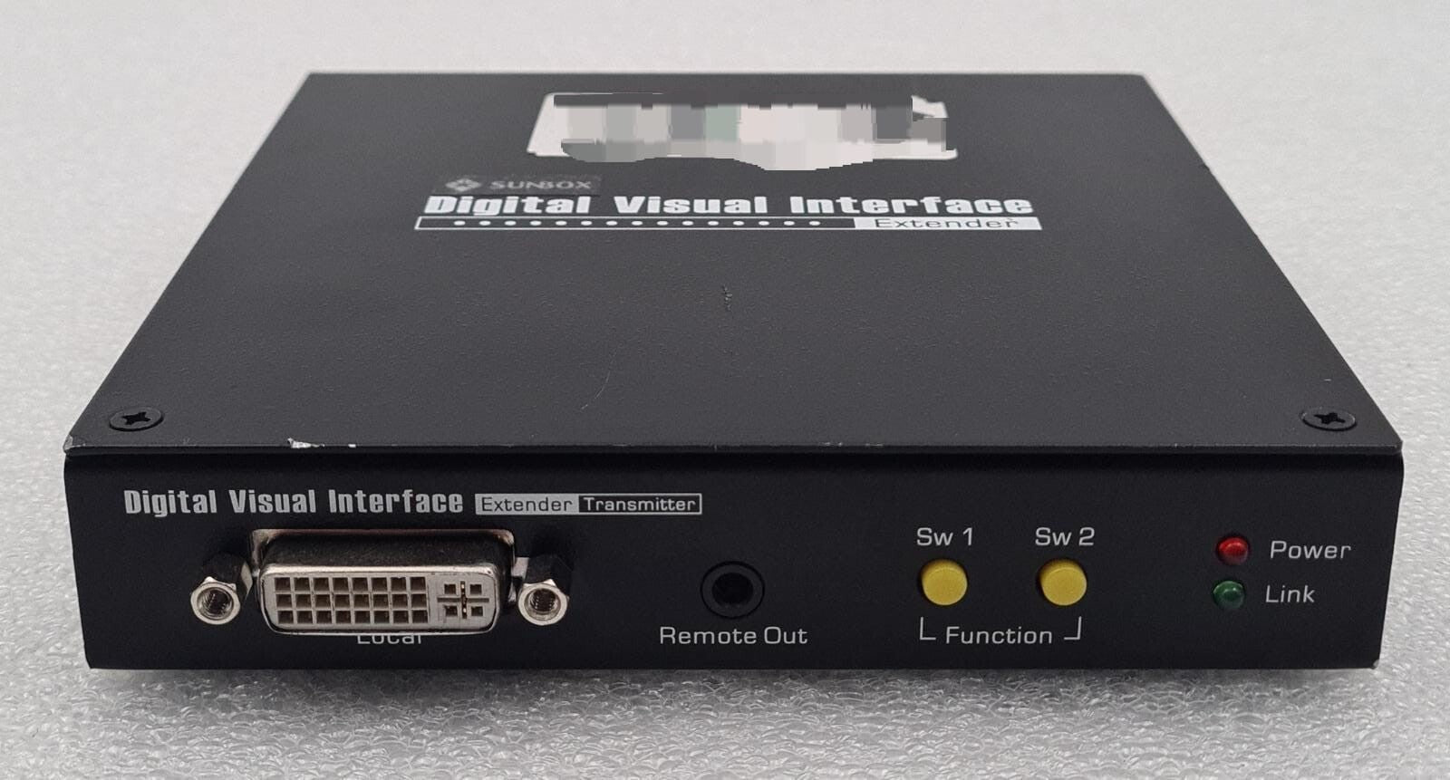 SUNBOX Digital Visual Interface Extender Transmitter DVI SE-100DX