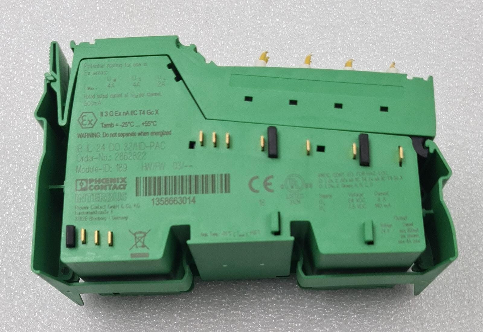 PHOENIX CONTACT INTERBUS IB IL 24 DO 32/HD-PAC 2862822 MODULE-ID: 189