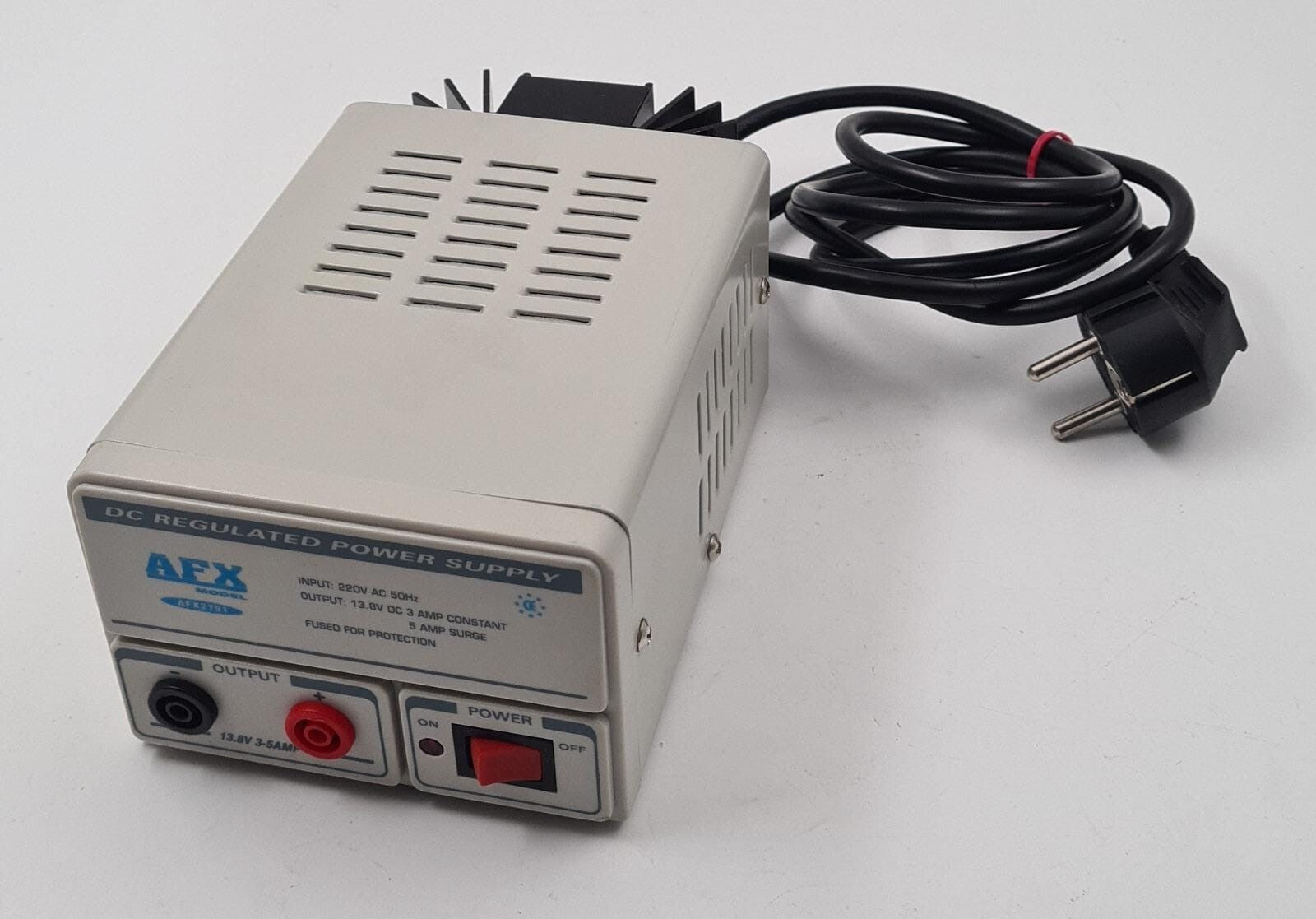AFX 2791 DC REGULATED POWER SUPPLY 13.8V 3-5AMP AFX2791