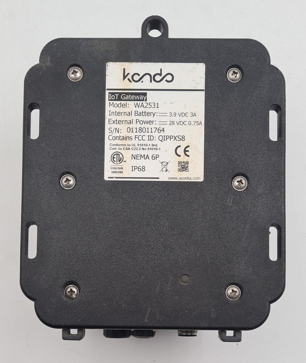 AYYEKA KENDRA IoT Gateway WA2531 QIPPLS8 NEMA 6P Wavelet