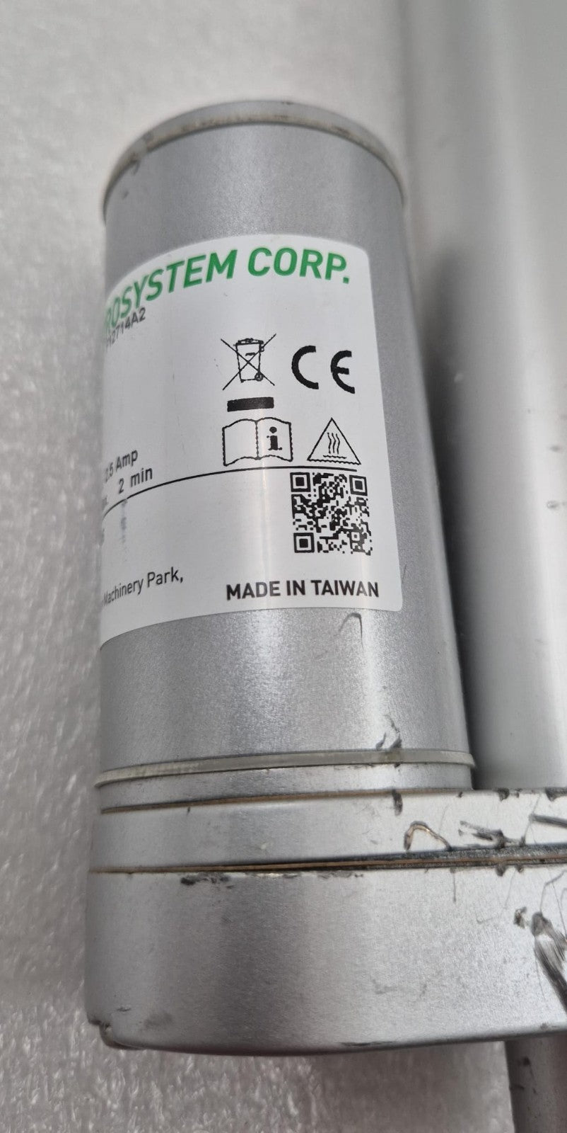 HIWIN Mikrosystem LAS1-1-1-100-24GE 1200N F12714A2 Linear Actuator