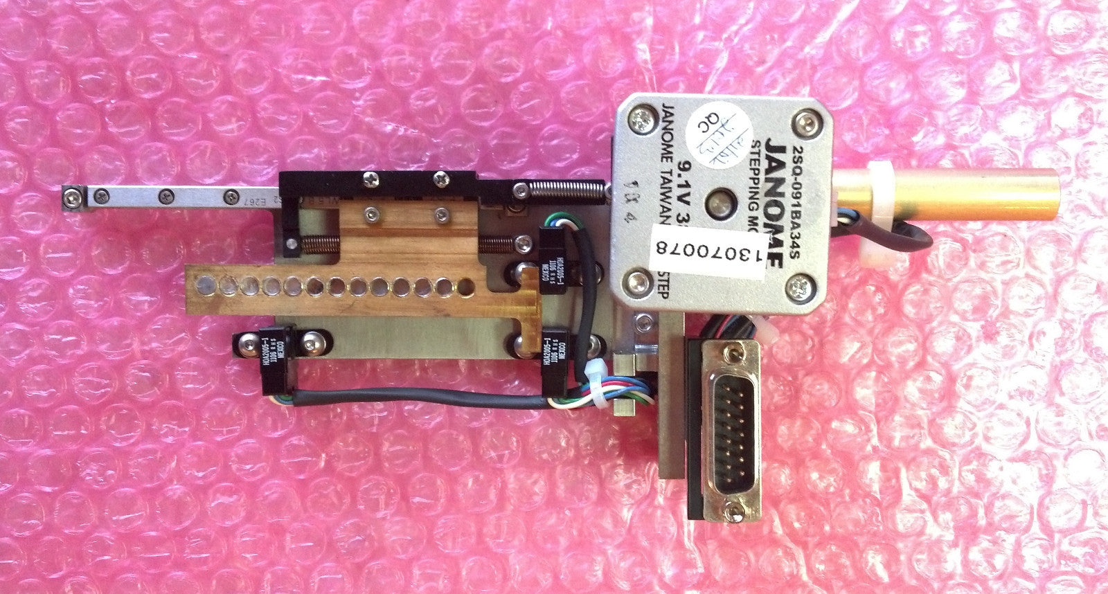 JANOME 2SQ-091BA34S 9.1 V Stepping Motor On Metal Rails Axis
