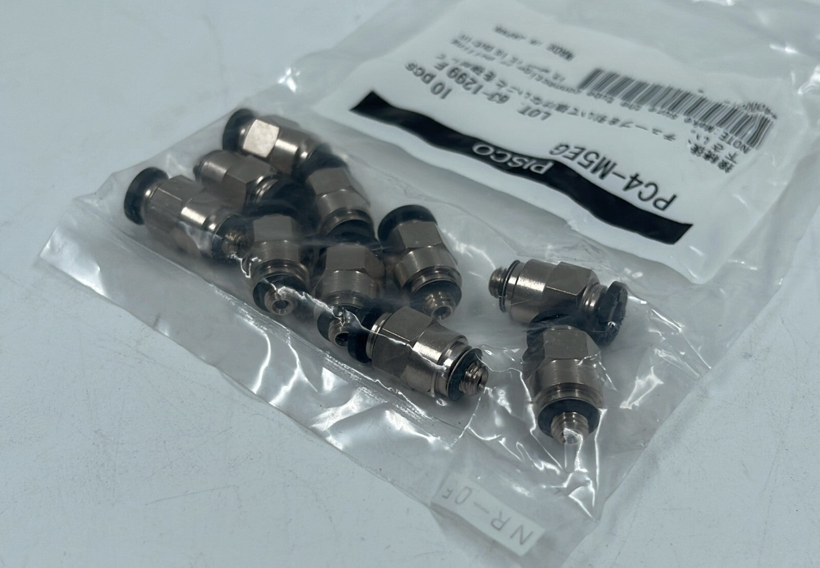 [LOT OF 5 ] PISCO PC4-M5EG Straight Push Connect