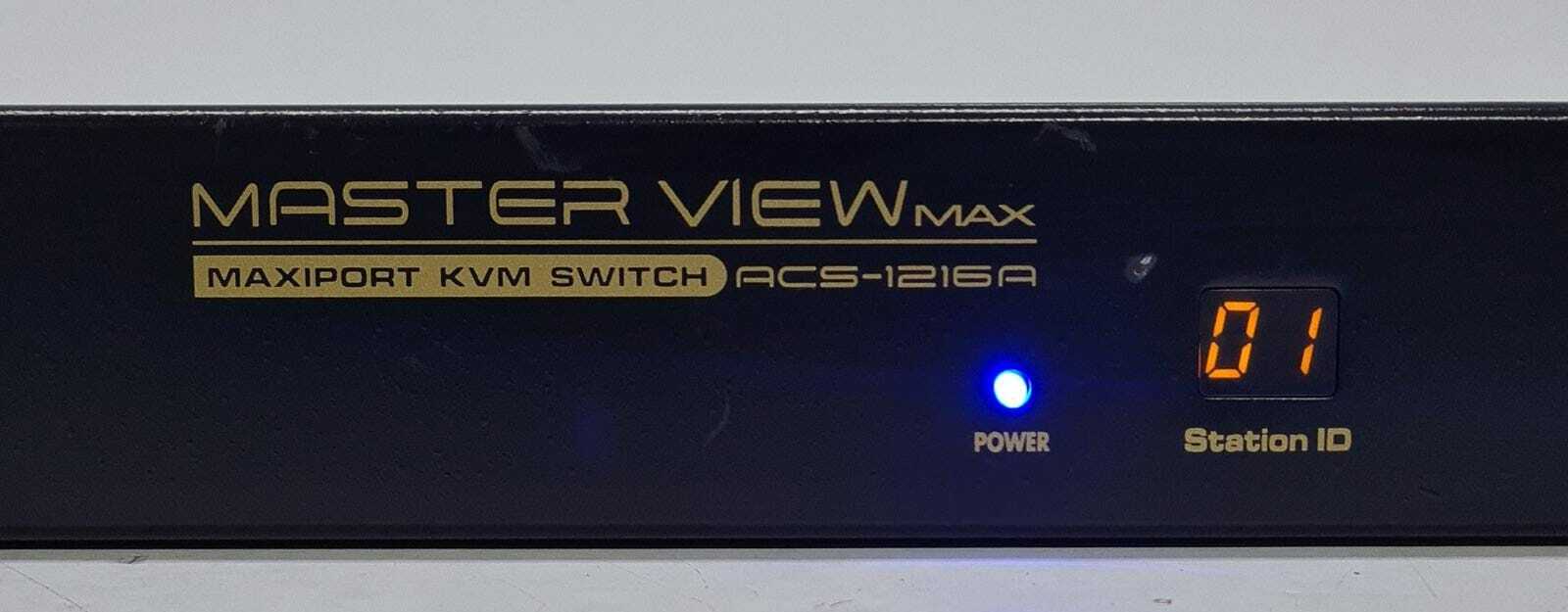 ATEN OSD Master View MAXIPORT KVM SWITCH ACS-1216A 16 Ports