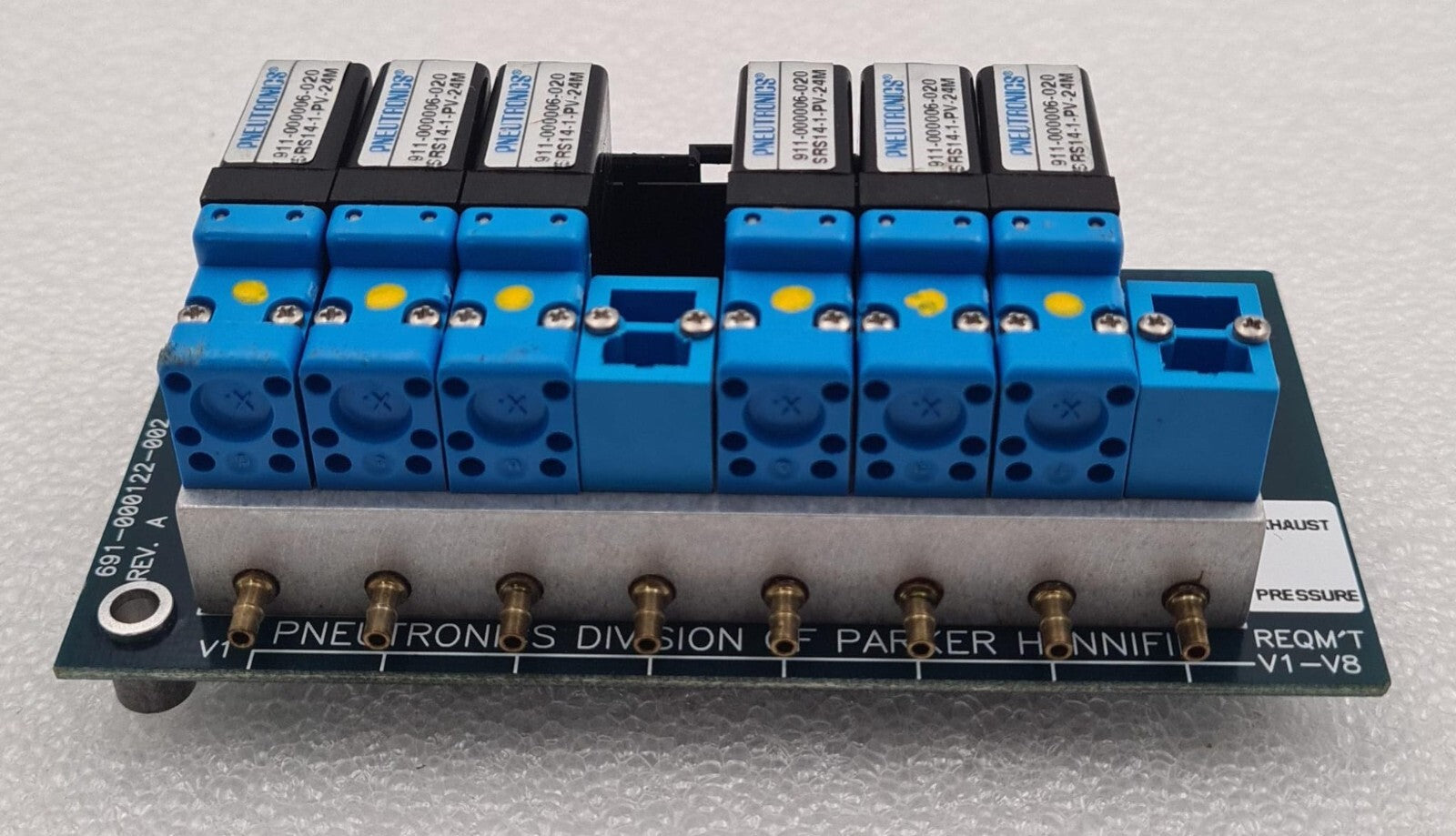 PNEUTRONICS 990-000304-008 9340118 Control Board PARKER HANNIFIN 691-000122-002