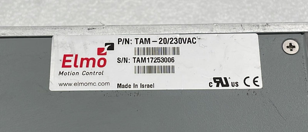 Elmo Motion Control TAM-20/230VAC Power Supply Module 20-500Hz 20A 7.6KW