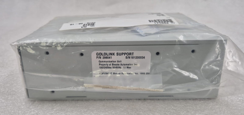 BROOKS CTI-CRYOGENICS GOLDLINK SUPPORT 298041 Communication Unit ICO300