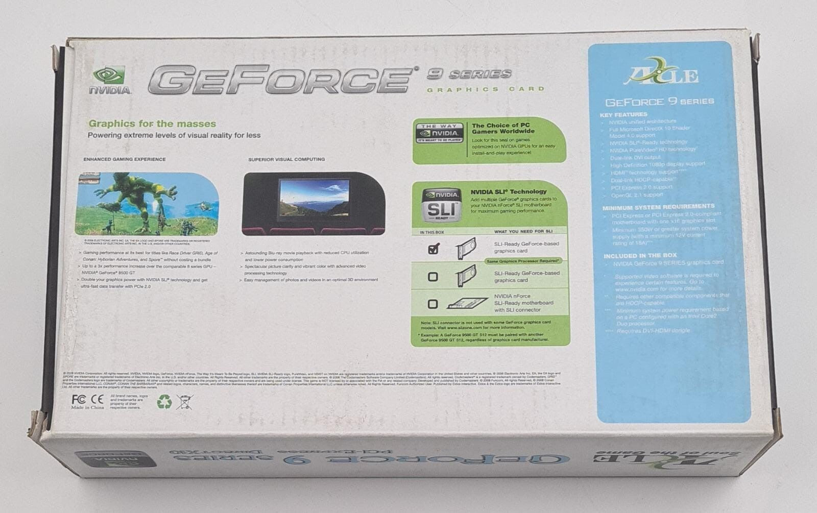 NEW - Axle3 Nvidia GeForce 9300GS 1GB DDR2 PCI-E CRT DVI HDCP HDMI Video Card