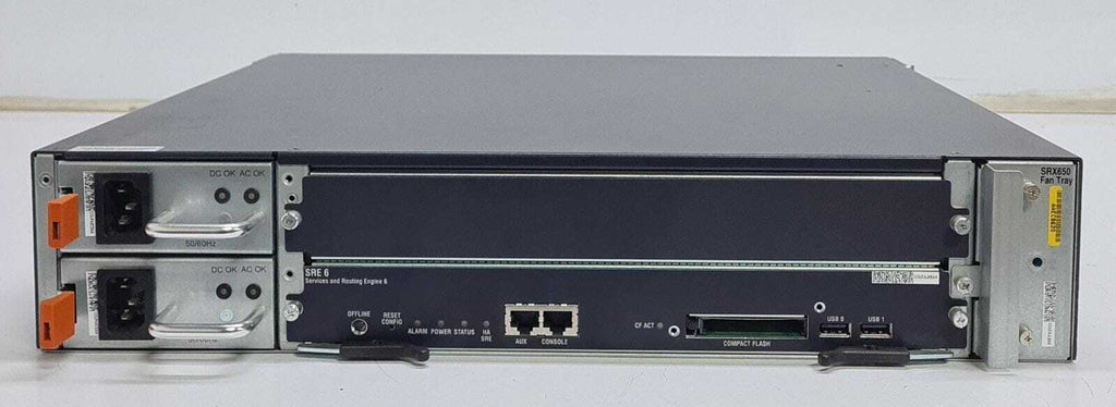 JUNIPER Networks SRX650 VPN Firewall Gateway W/ 16GigE SRX-GP-16GE & SRE6