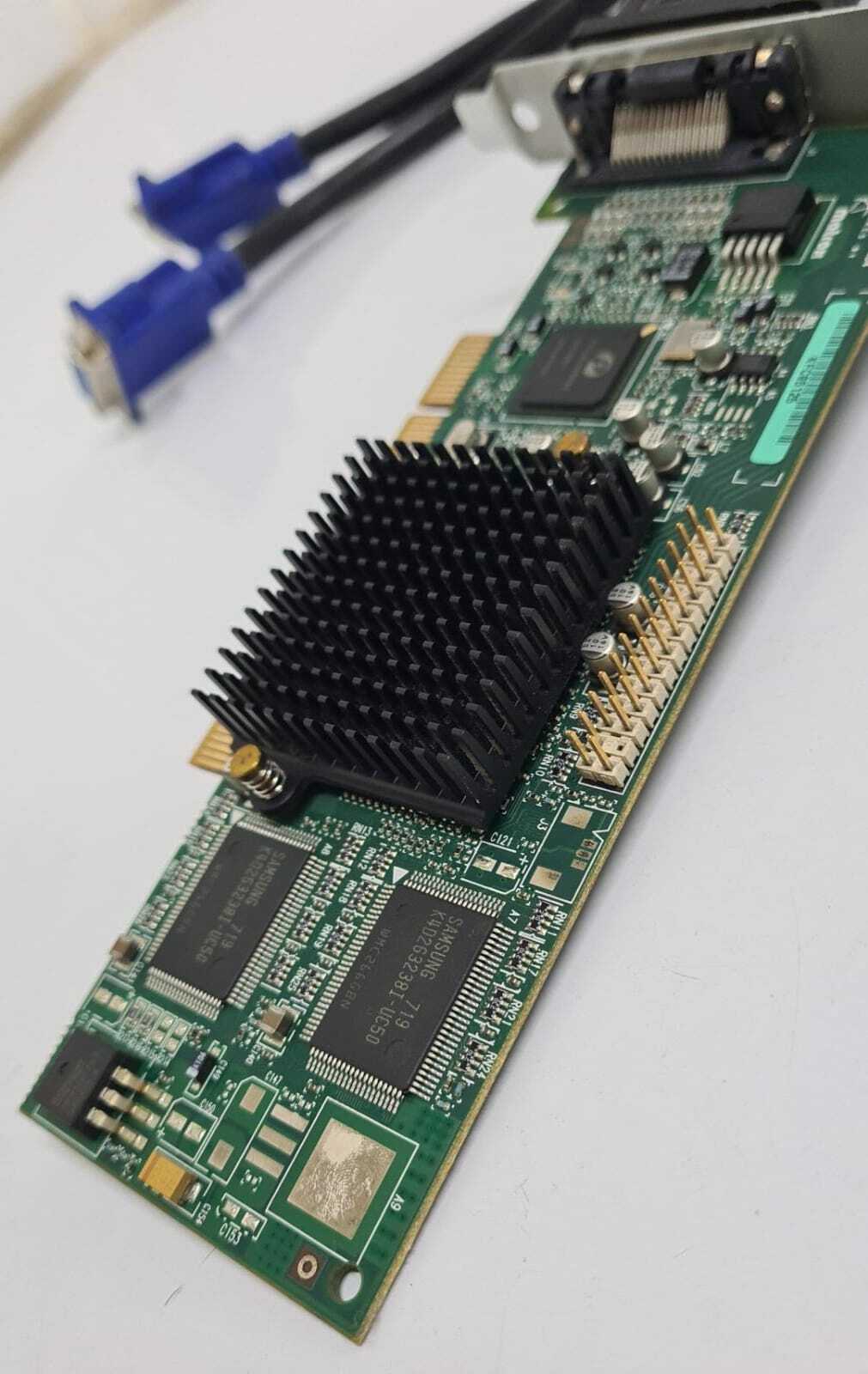 Matrox G550 F7011-0001 Low-Profile 32MB PCI Dual Video G55MDDAP32DBF & F15941-00