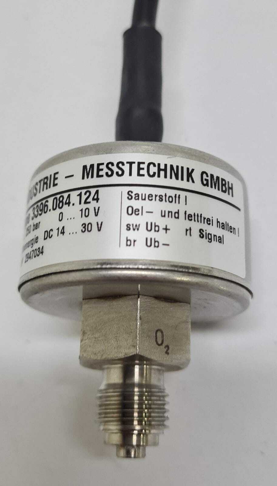 IMT INDUSTRIE MESSTECHNIK 3396.084.124 Pressure Sensor 0-250 bar