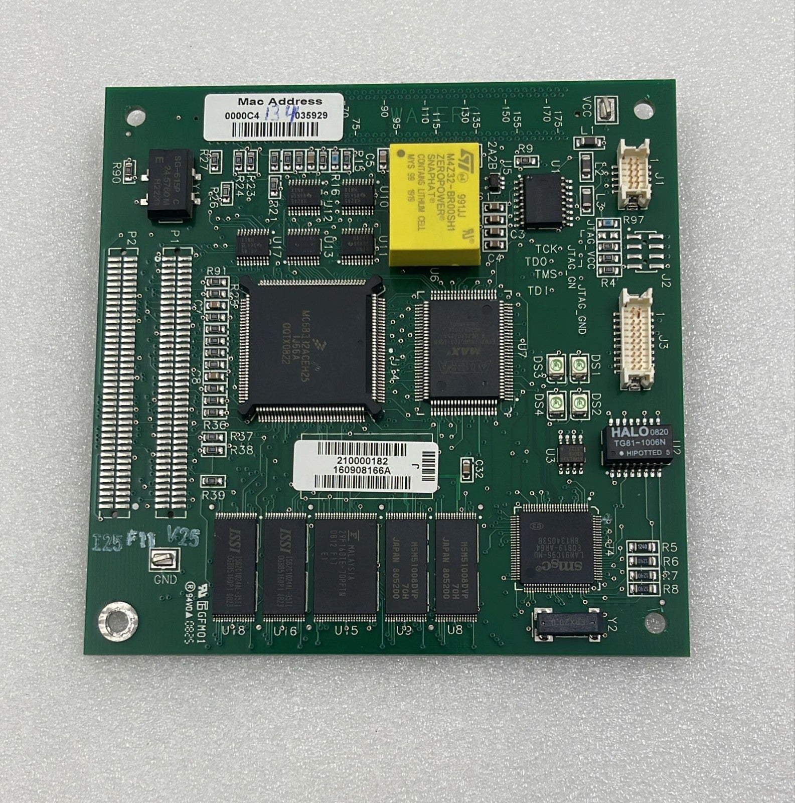 Waters 210000182 daughter board component side