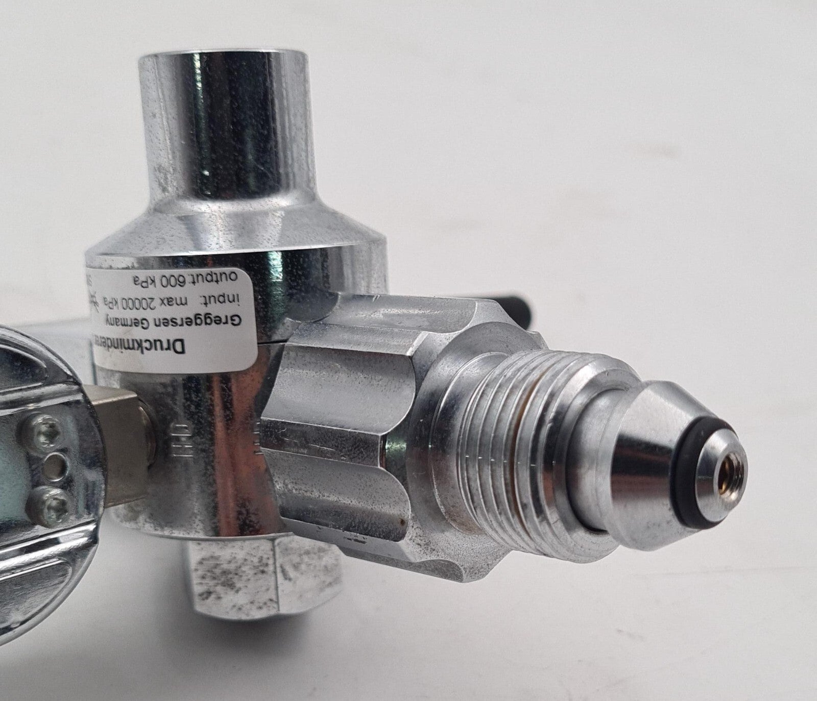 Druckminderer Greggersen PRESSURE REDUCER 2000 kPa to 600 Argon Helium