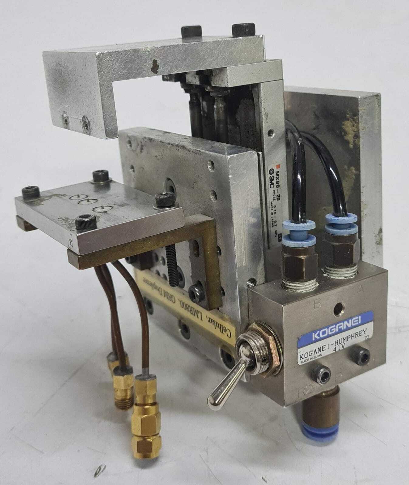 SMC MXS8-20 W/ KOGANEI HUMPHREY 41V Pneumatic Slide Guided Assy