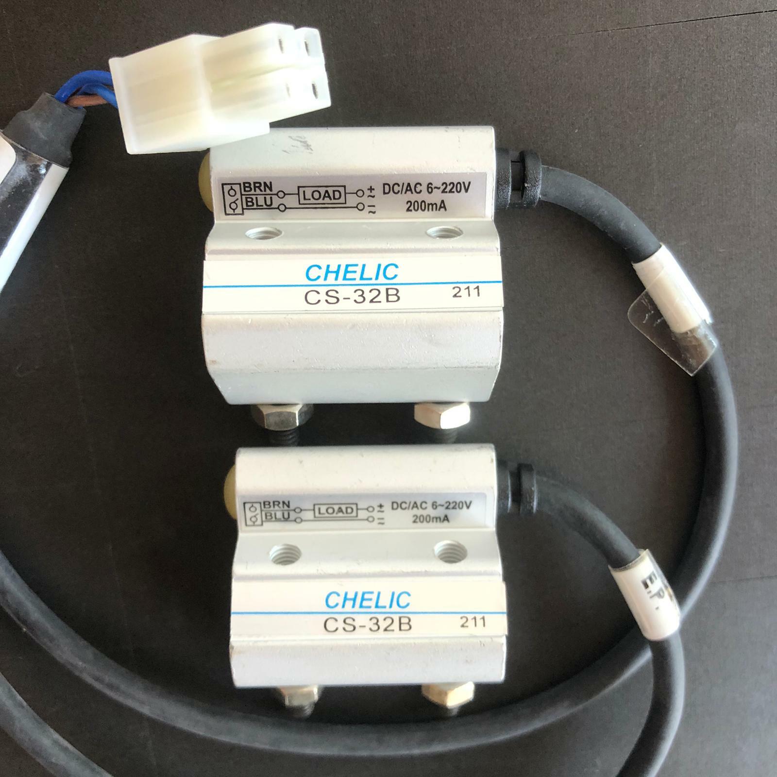 Creo Push Cylinder Detector Magnetic Sensor CHELIC CS-32B 20040715 504S3E433