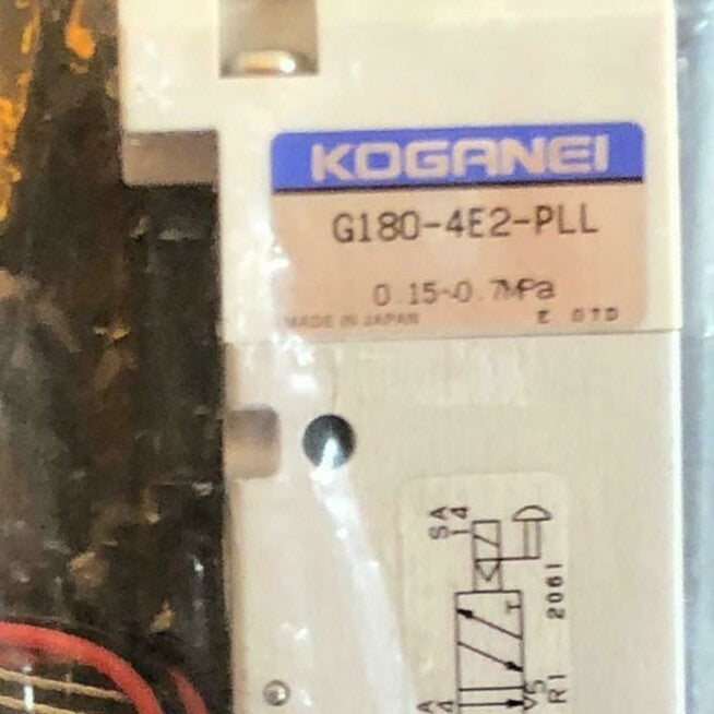 [LOT OF 2] NEW - KOGANEI G180-4E2-PLL Solenoid Valve