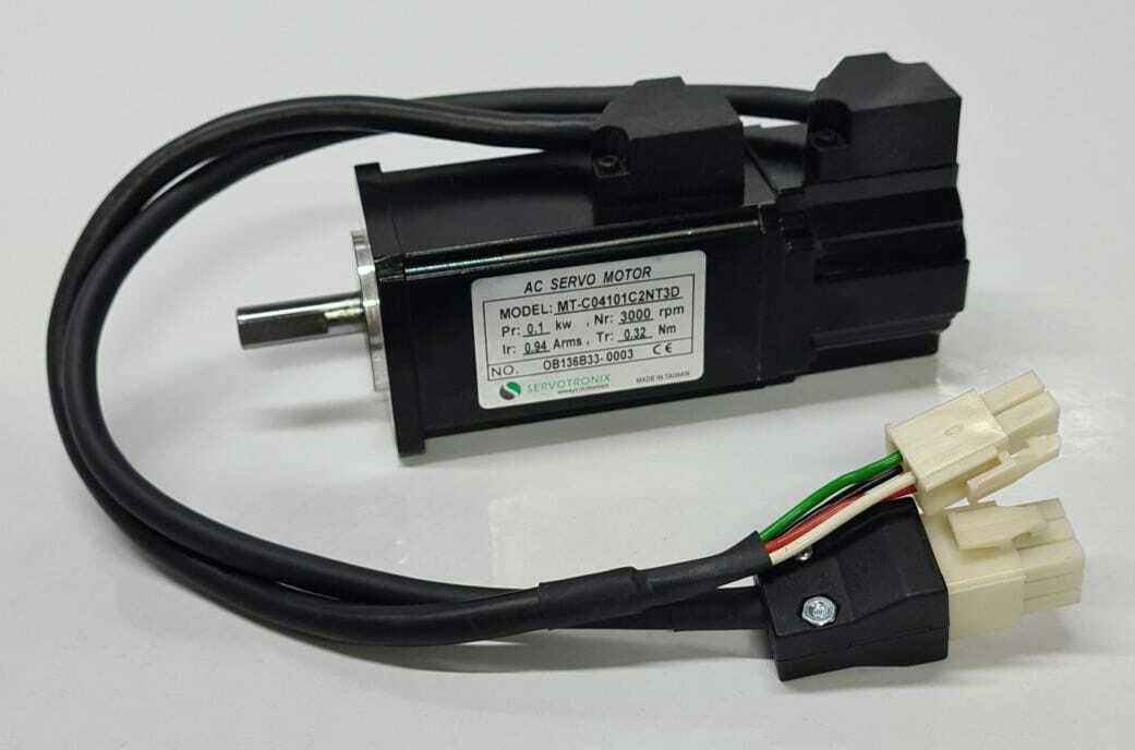 SERVOTRONIX AC SERVOMOTOR MT-C04101C2NT3D Servo Motor 0.1kw 0.32Nm