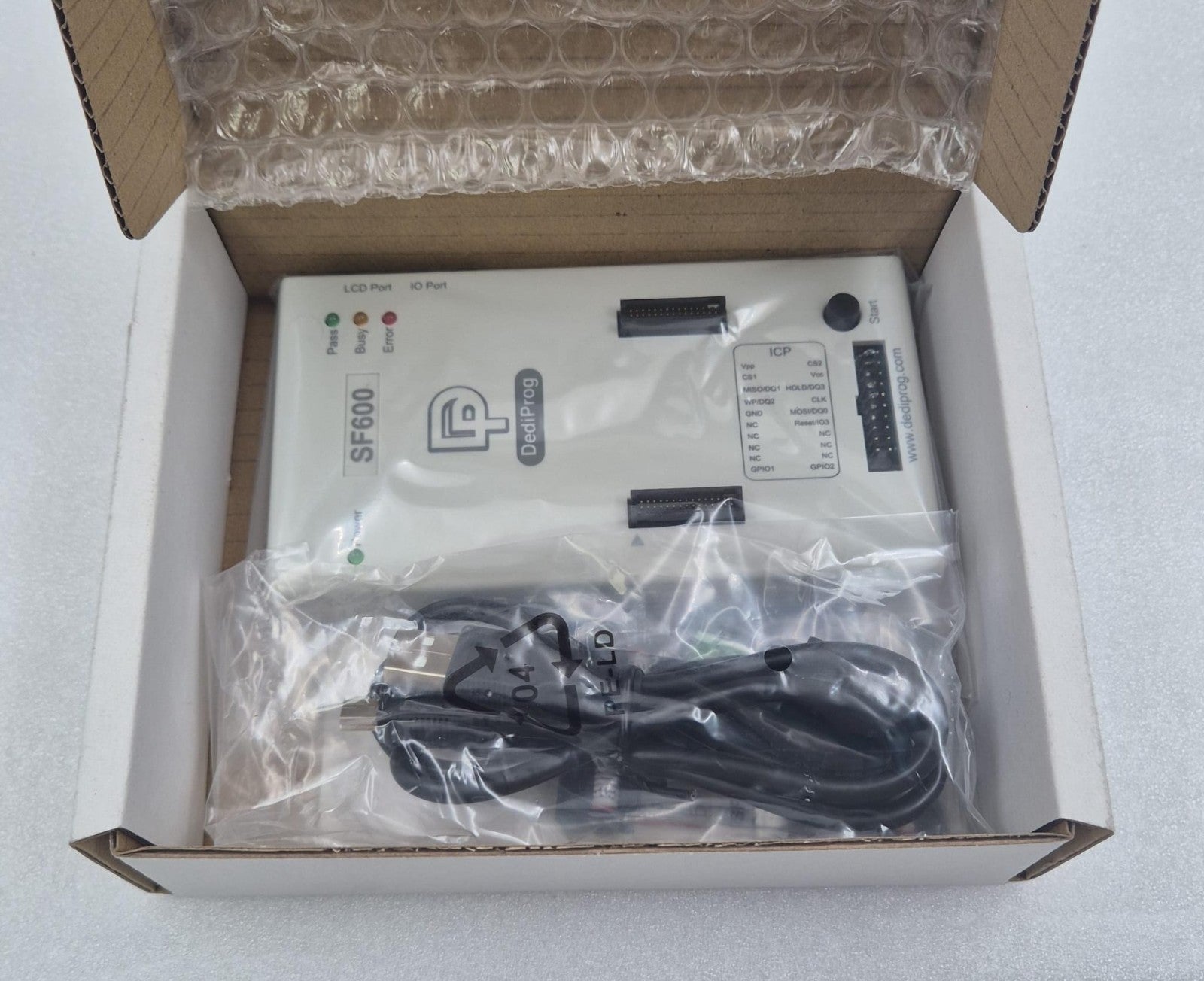 DediProg SF600 SPI flash IC programmer in original box