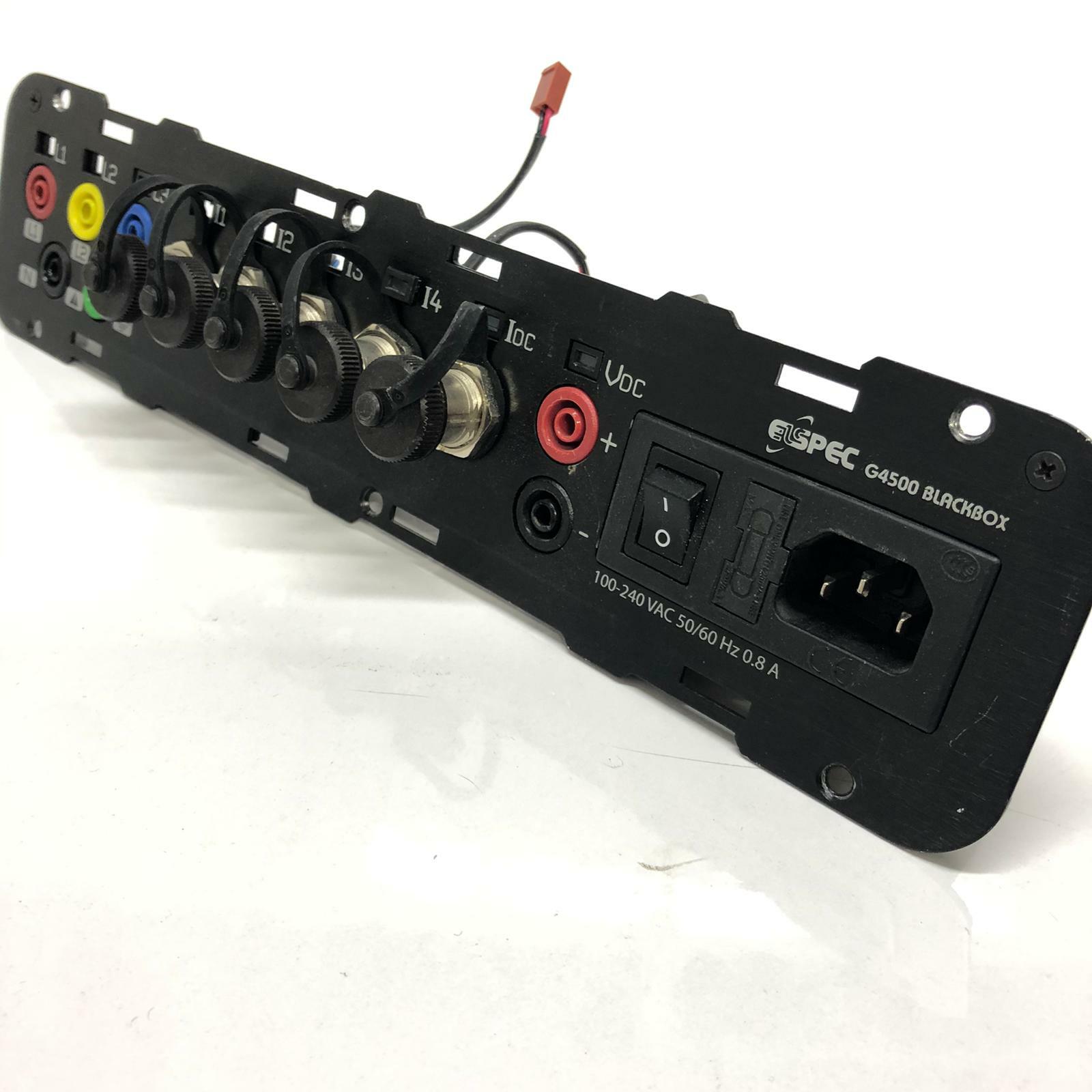 ELSPEC G4500-Portable Power Quality Analyzer Back Connectors Panel