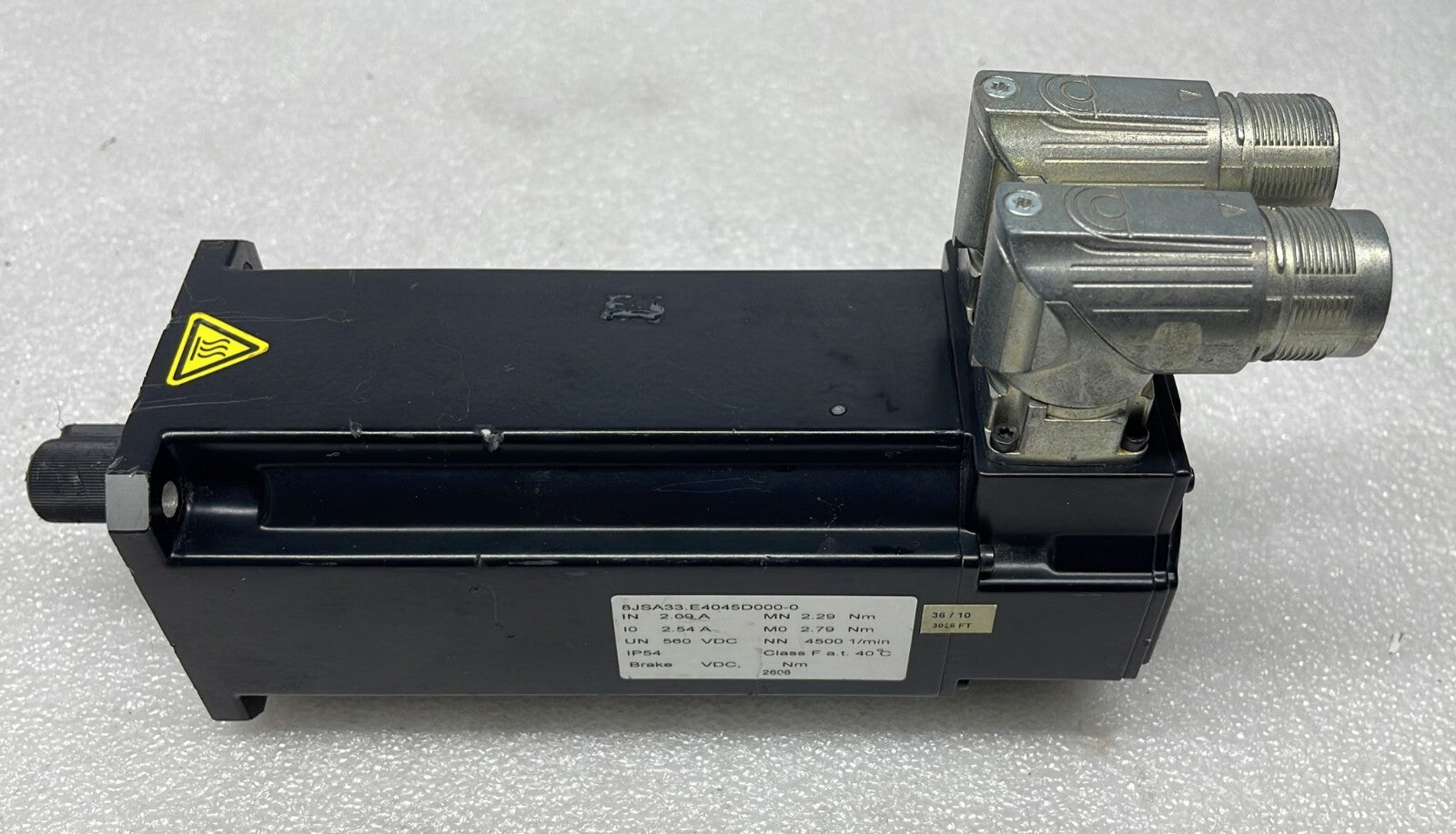 B&R Automation Servo Motor 8JSA33.E4045D000-0