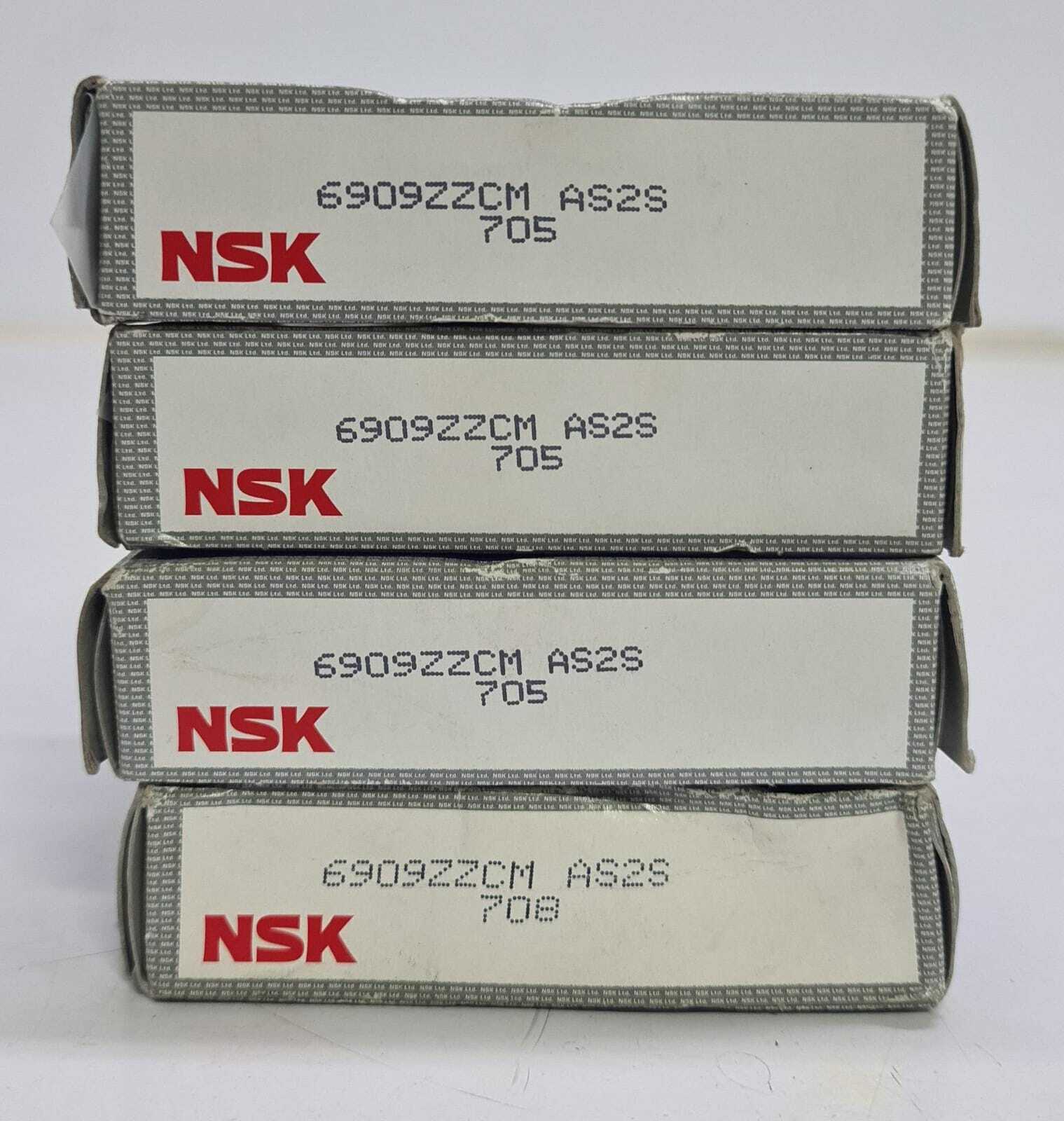 [LOT OF 3] NSK Bearings 9609ZZCM AS2S Metal Shields Deep Groove - NEW Sealed