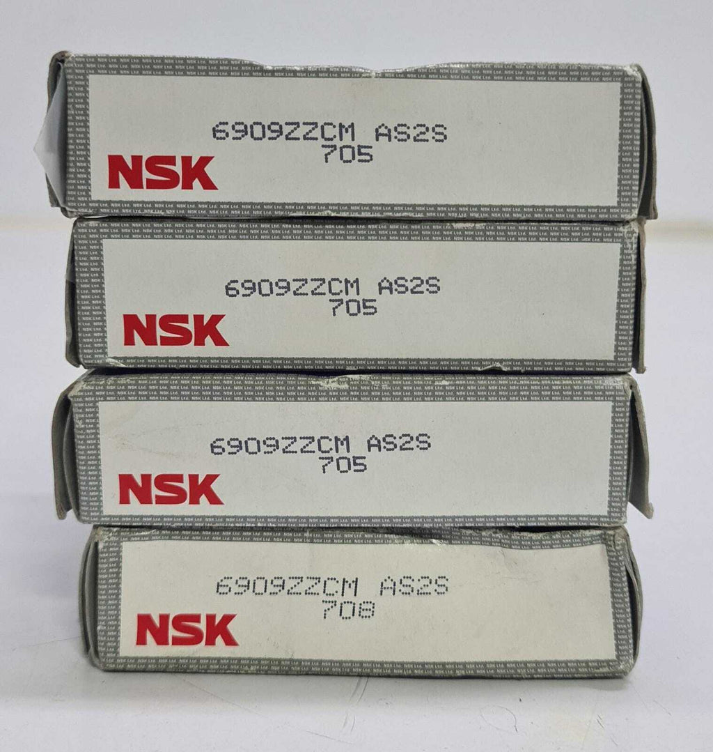 [LOT OF 3] NSK Bearings 9609ZZCM AS2S Metal Shields Deep Groove - NEW Sealed