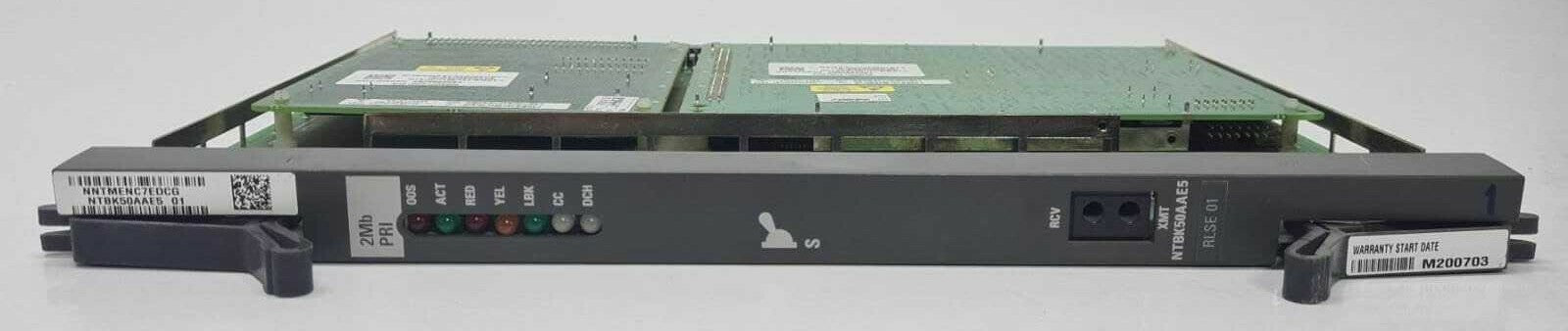 Nortel NTBK50AAE5 RLSE 01 2Mb PRI W/ Daughter Board