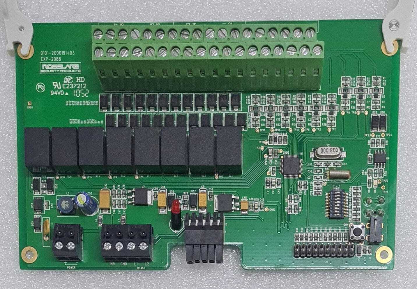 Rosslare Security EXP-2088 Expanse 8 Output Unit Control Board 0101-2000191+03