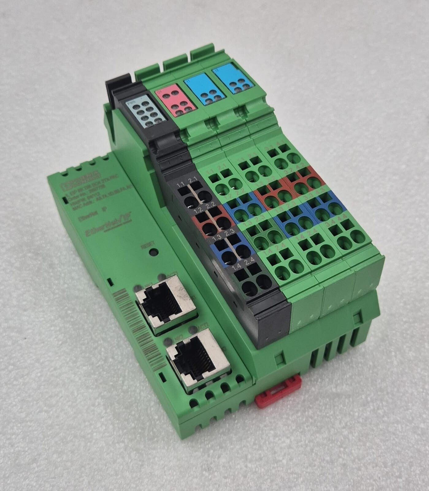 PHOENIX CONTACT IL EIP BK DI8 DO4 2TX-PAC 2897758 Ethernet IP Bus Coulper