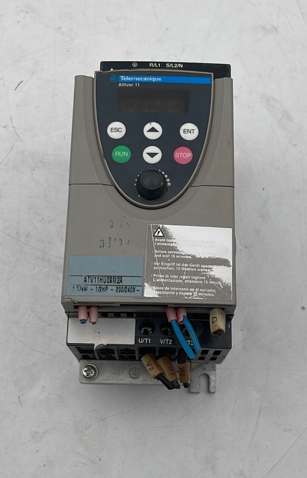 Telemecanique ATV11HU09M2A Inverter Drive 0.37kW 1/2HP