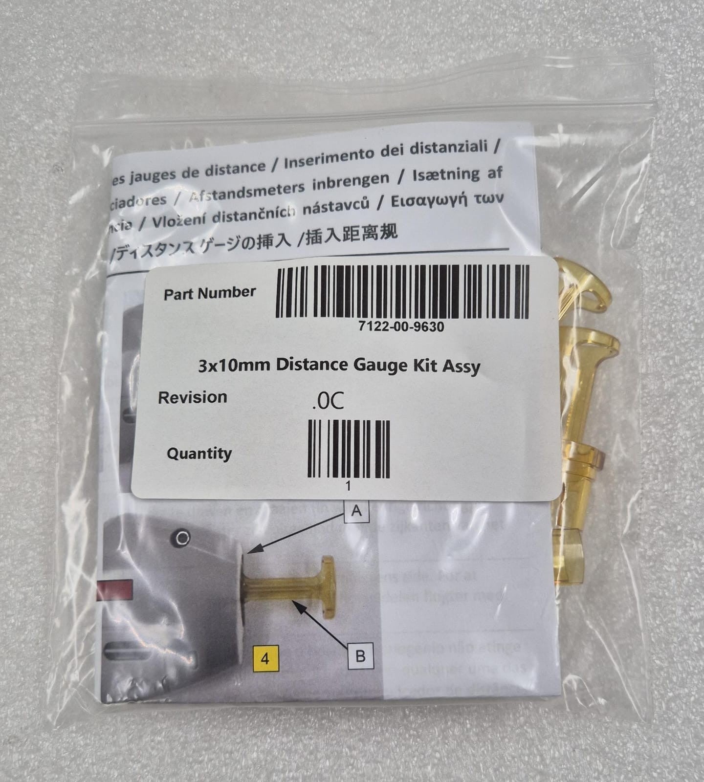 [LOT 5 PCS] Syneron Candela 7122-00-9630 3-10mm Distance Gauge Kit LPL Spot Tip