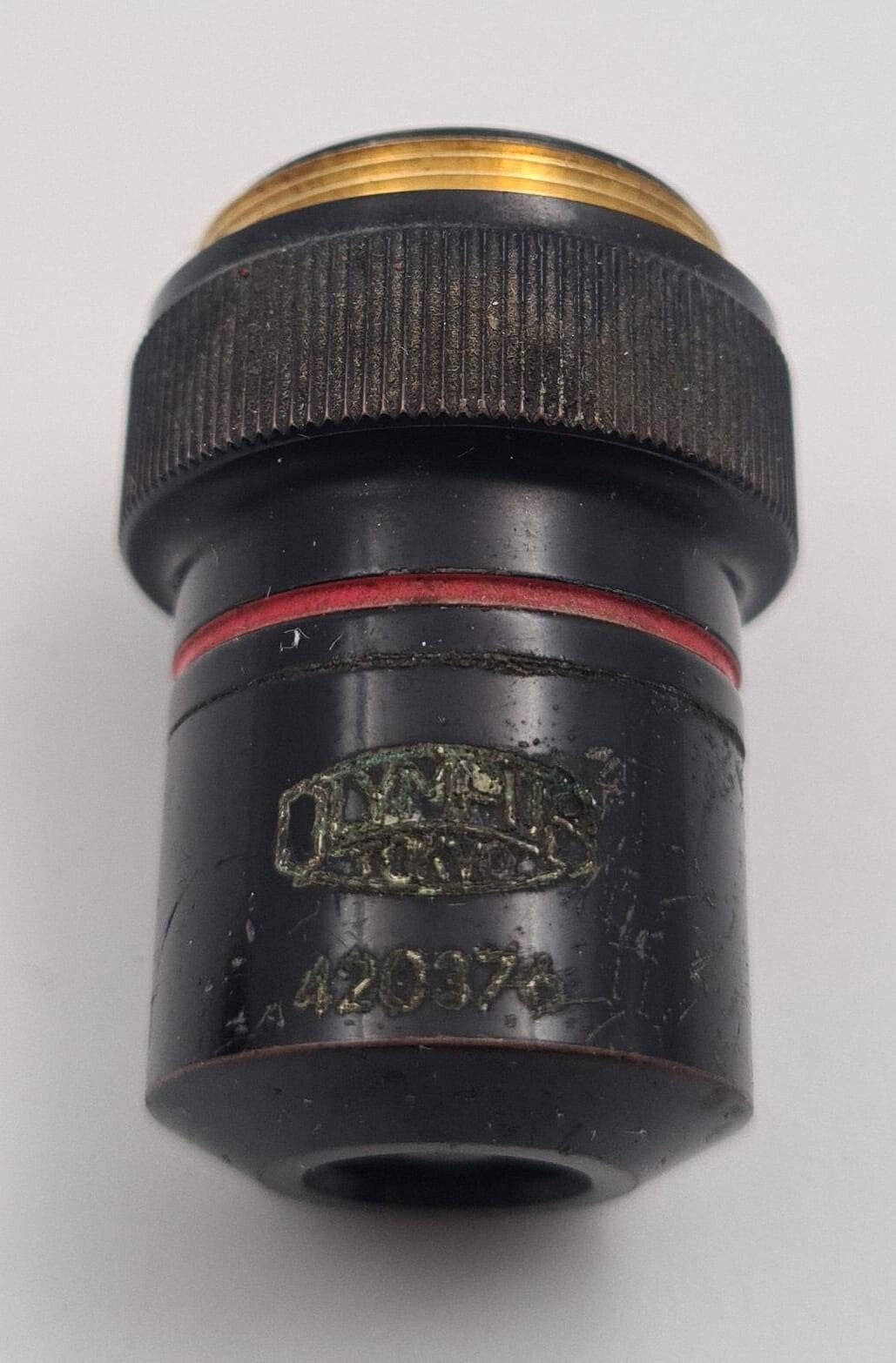Grouped Olympus HI PLAN objective lenses for microscopy applications