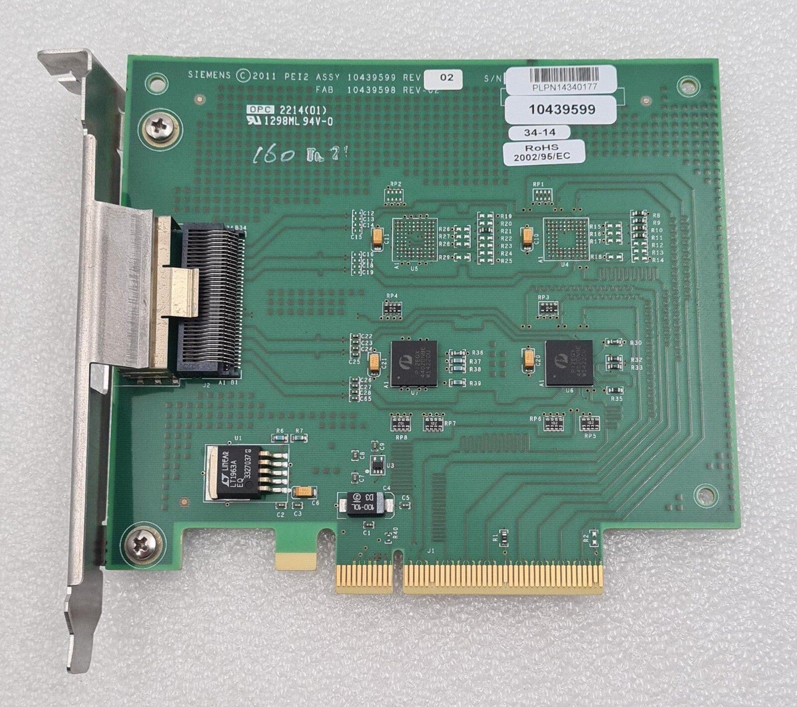 Siemens Medical PEI2 ASSY 10439599 REV 02 FAB 10439598 REV-02 / 10439599