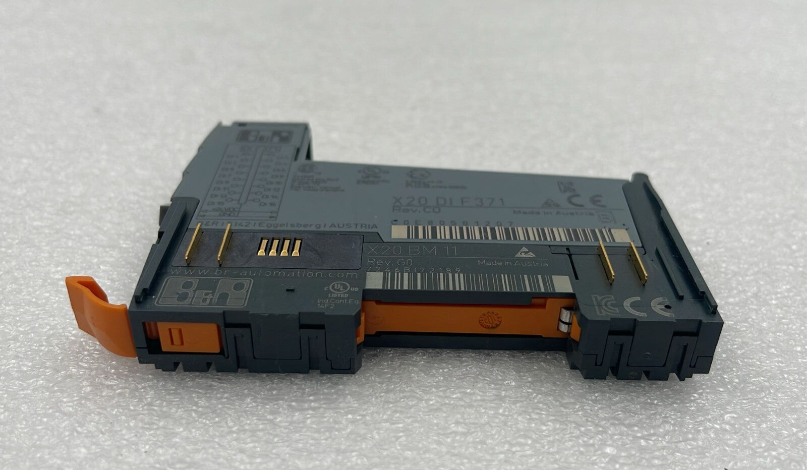 B&R Automation X20 DI F371 Digital Control Module W/ X20 BM 11 Base