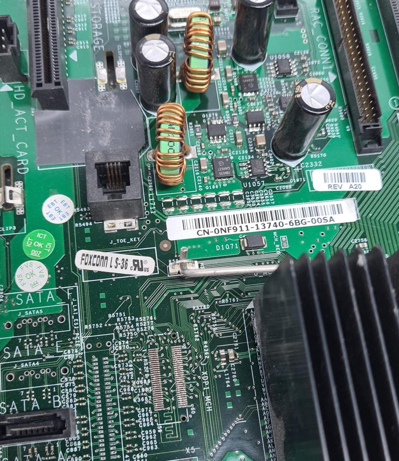 DELL PowerEdge 1900 Dual Core Xeon MOTHERBOARD NF911 0NF911 CN-0NF911