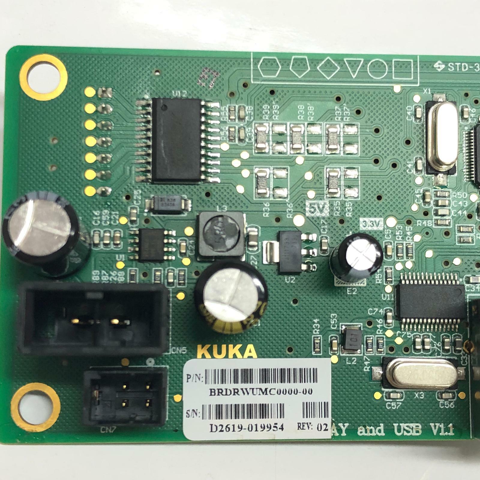 KUKA Display And USB Board BRDRWUMC0000-00 CTTQ-86X24-MD