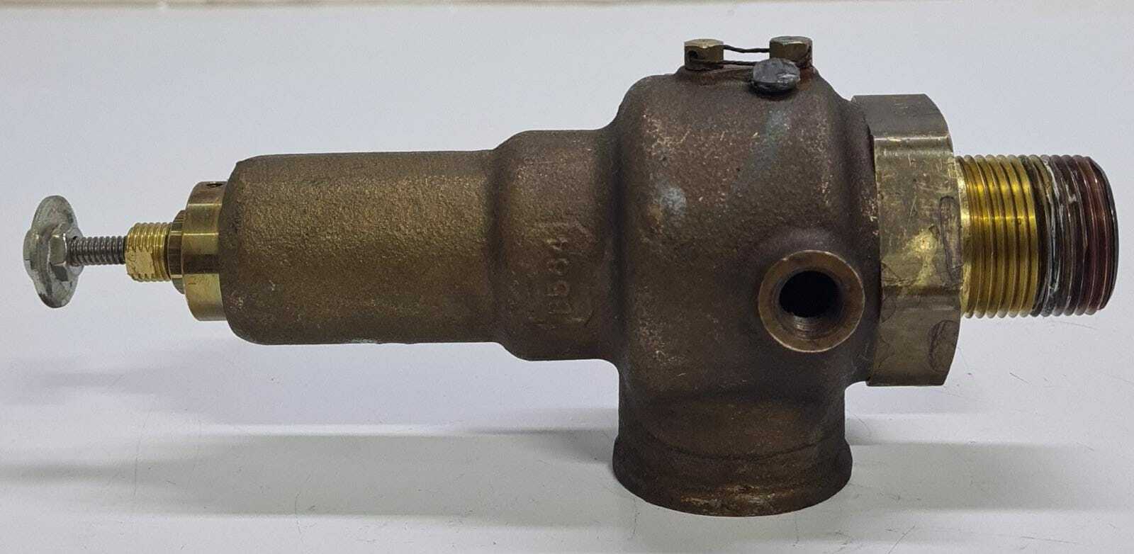 Apollo Steam Safety Valve 19MFEL40CETUQ 40 psi 2.8 BARG 407kg/hr SIZE 1