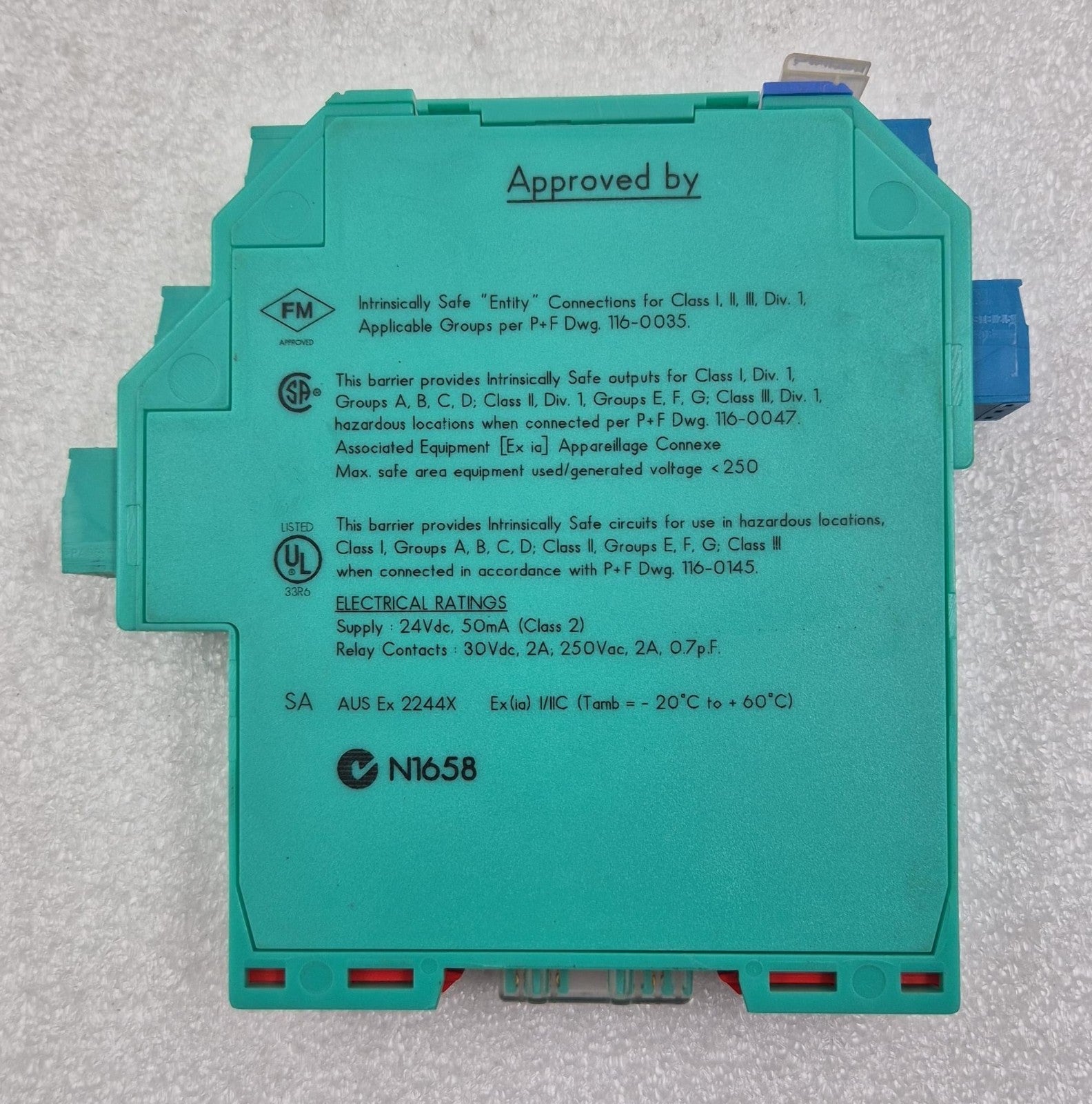 [LOT 7 PCS] PEPPERL+FUCHS K-System KFD2-SR2-Ex2.W 103368S Switch Amplifier