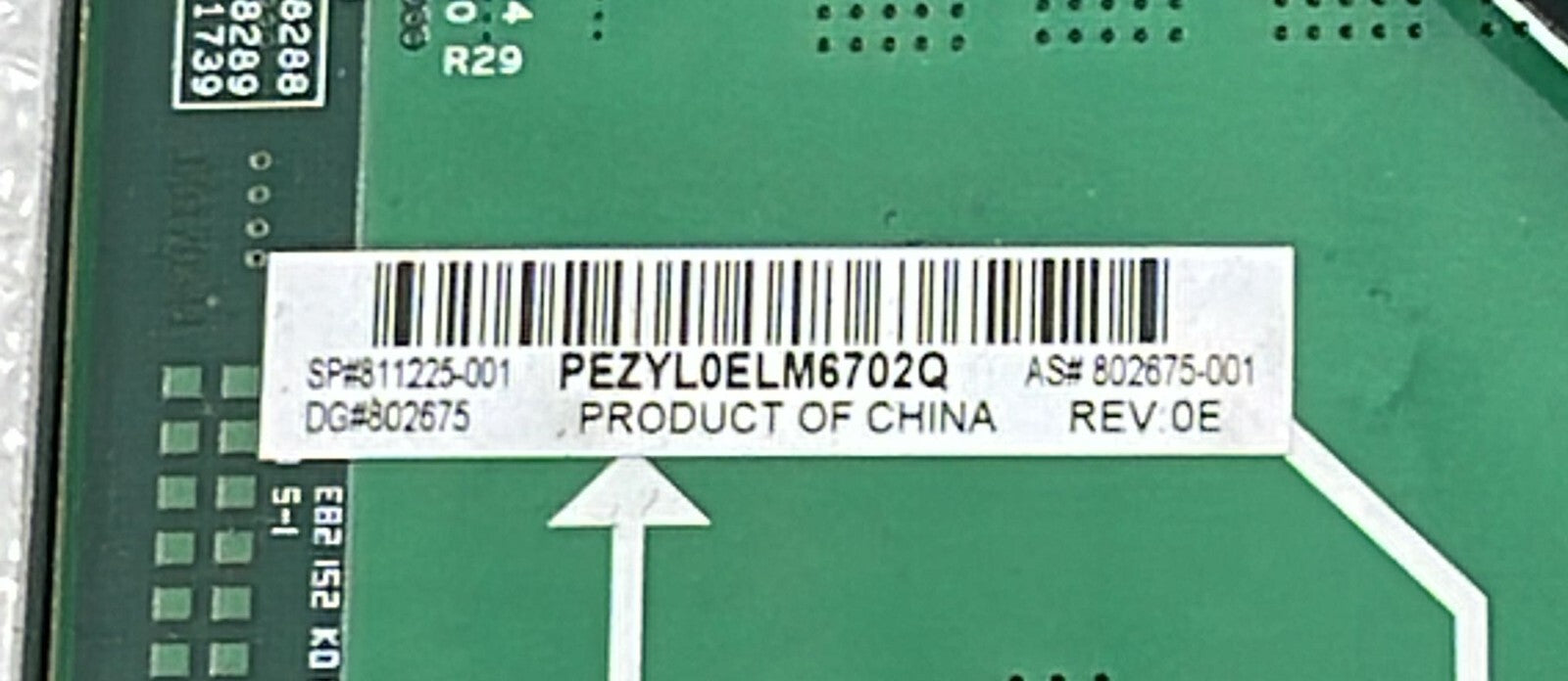 HPe 811225-001 Bayonet Board 802675-001