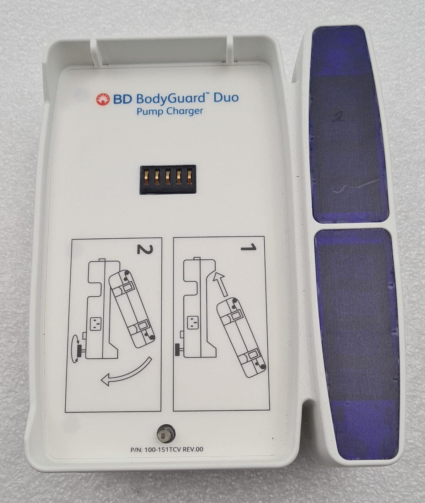 CME Caesarea BD BodyGuard Duo 2-Channel Vet Infusion PUMP 999-903BEN W/ Charger