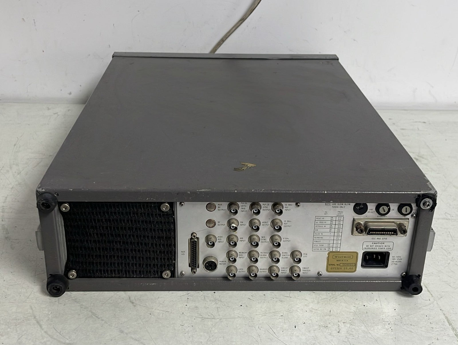 Wiltron Model 6747B-20 Swept Frequency Synthesizer 10MHz 20GHz