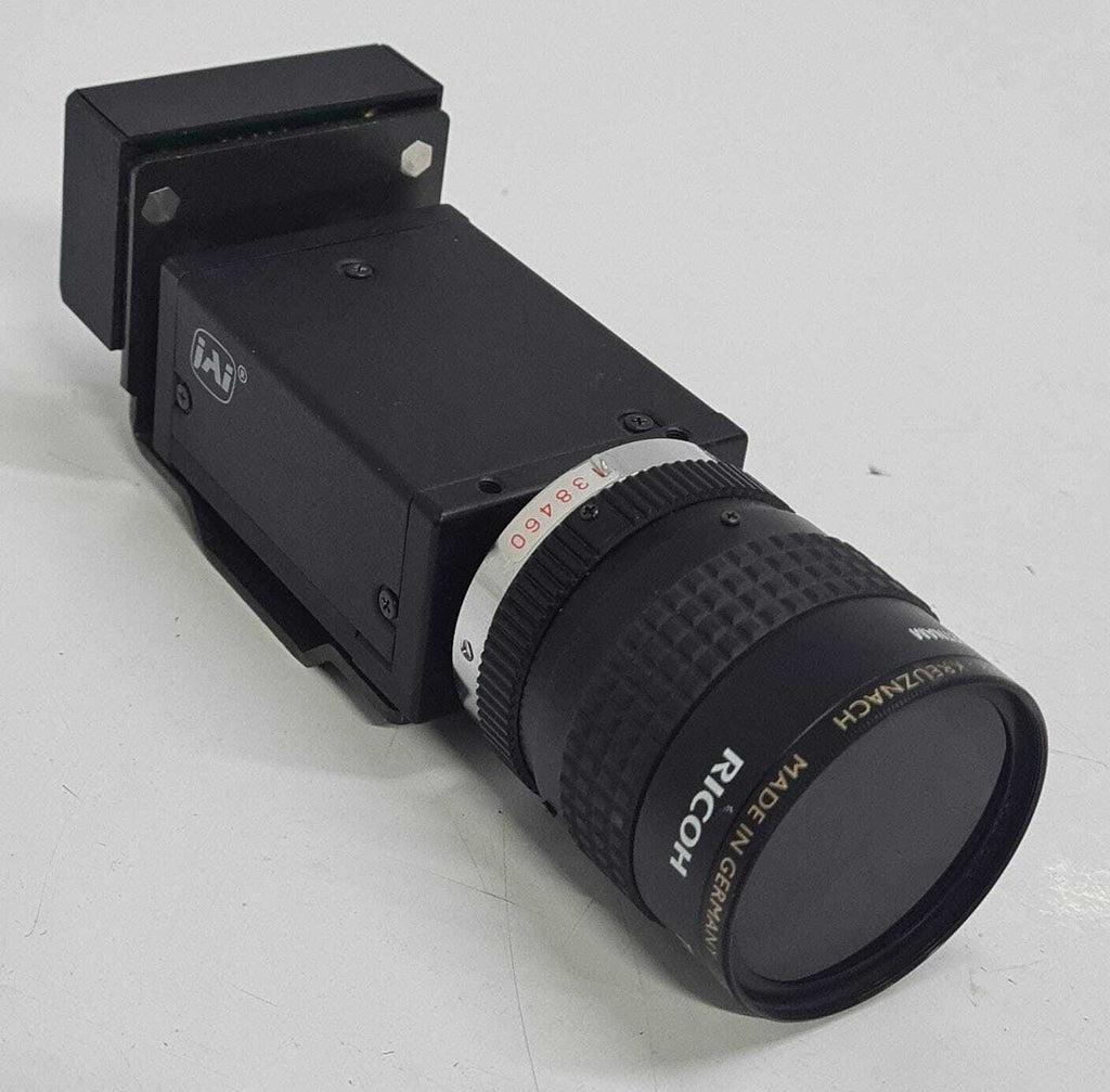 JAI CV-A50 CCD Monochrome Camera 12V W/ RICOH TV Lens 6mm 1:1.2 & 15 pin Adapter