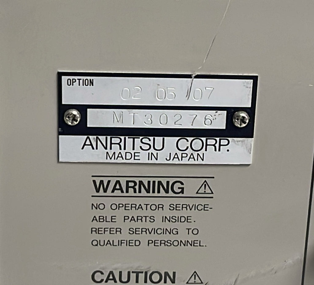 Anritsu MS2601A Spectrum Analyzer 100Hz - 2.2GHz