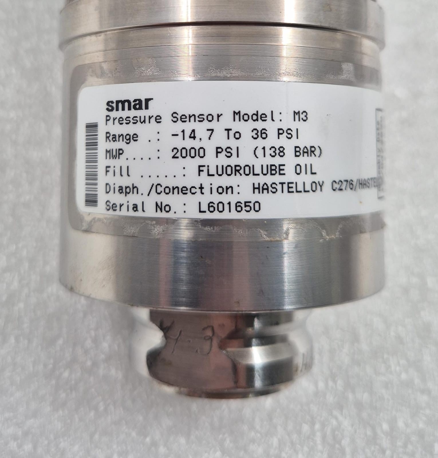 SMAR LD291 Pressure Transmitter W/ SMAR Pressure Sensor M3