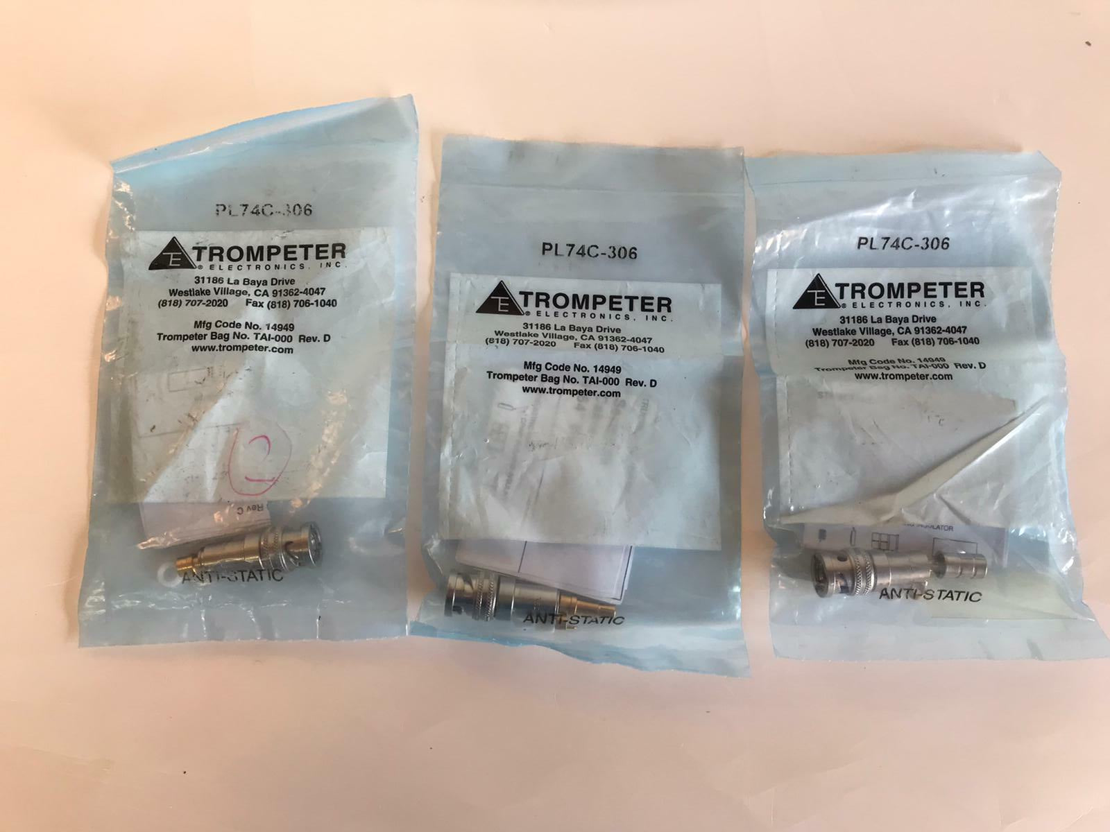 Lot of 3 Trompeter TEI 14949, AD-BJ27-C-PL75 adapter RF type complete set