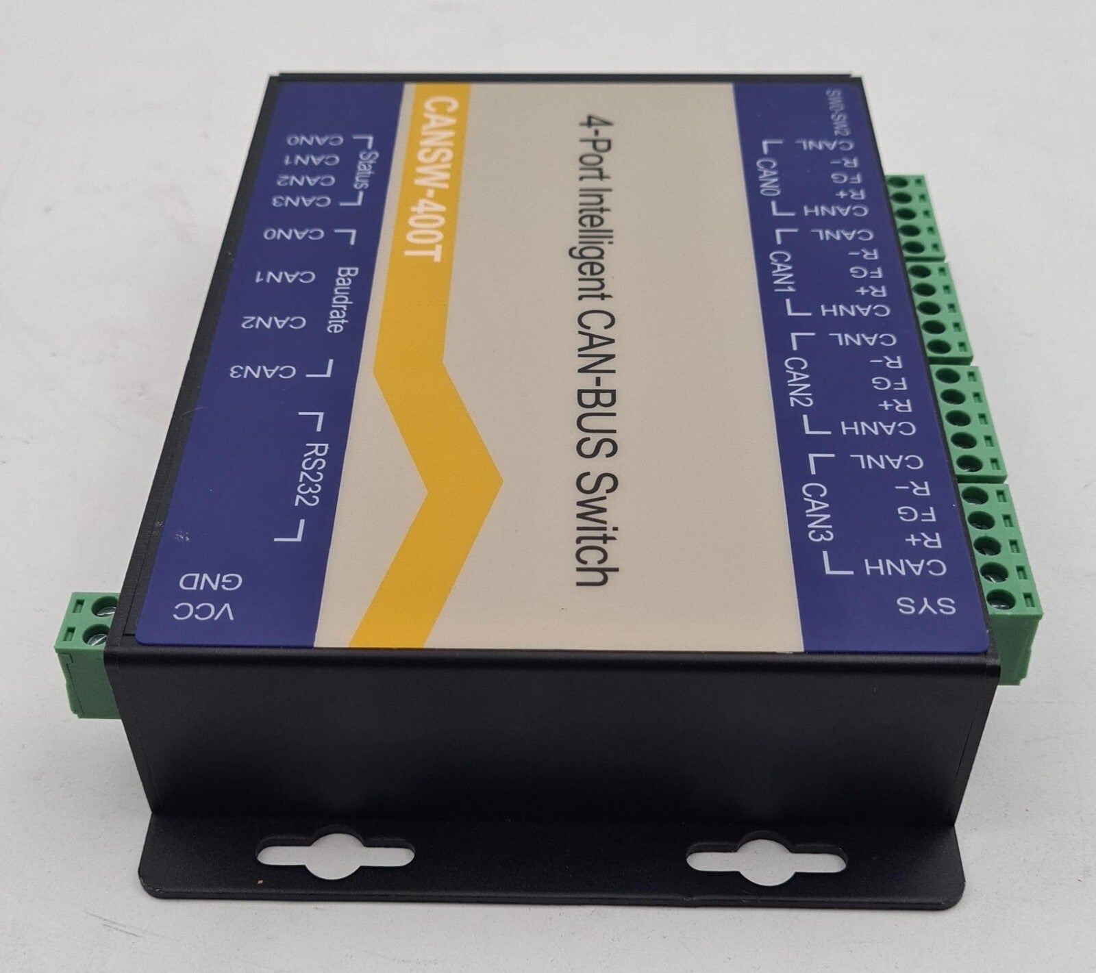 NEW - CANSW-400T 4-Port Intelligent CAN-BUS Switch HUB embedded-soc